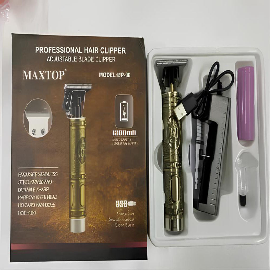 Professional Electric Hair Clipper | USB Rechargeable | Adjustable Blade | For Men & Home Use