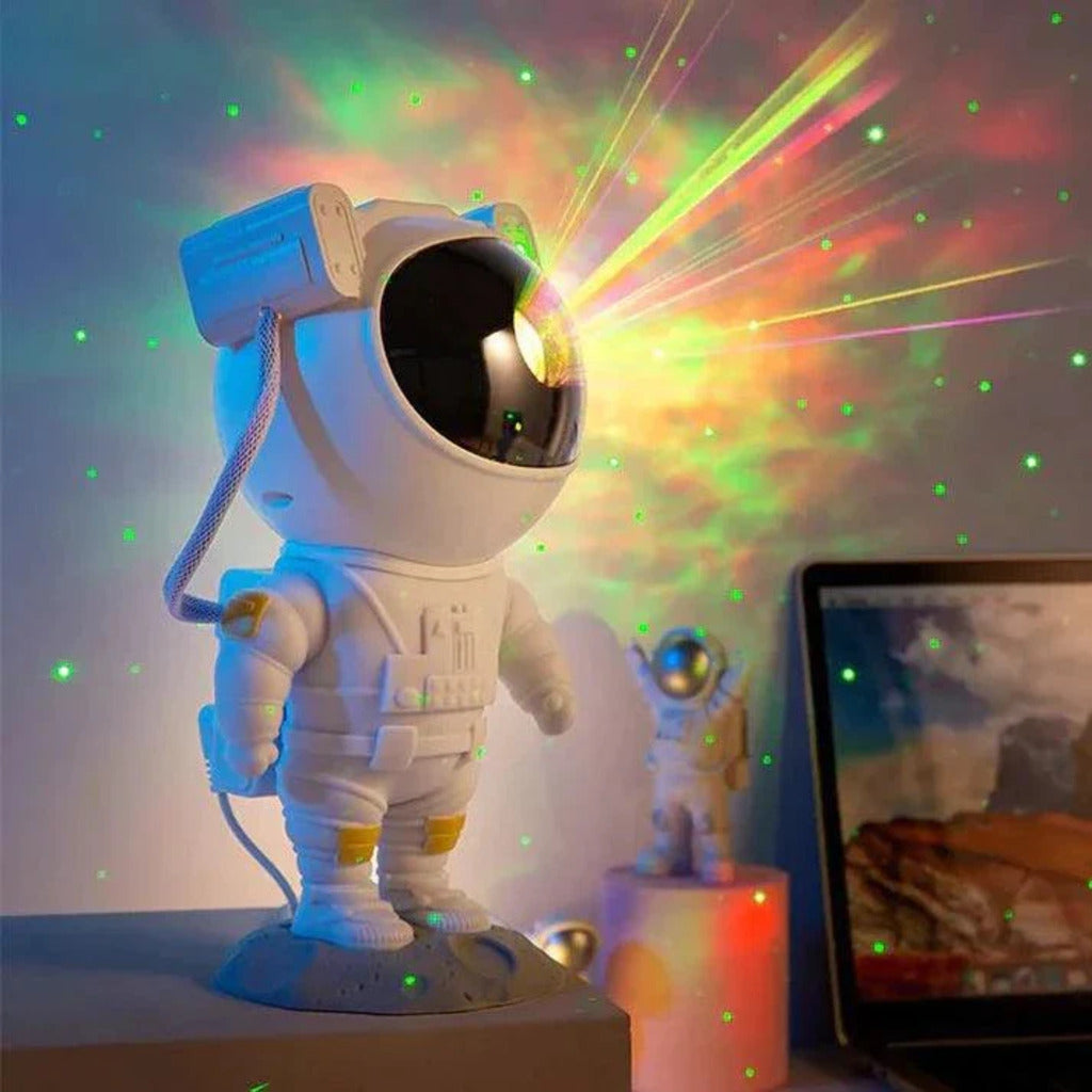 Astronaut Galaxy Projector Lamp | Star & Nebula Light | Remote Control | Room & Kids Night Light
