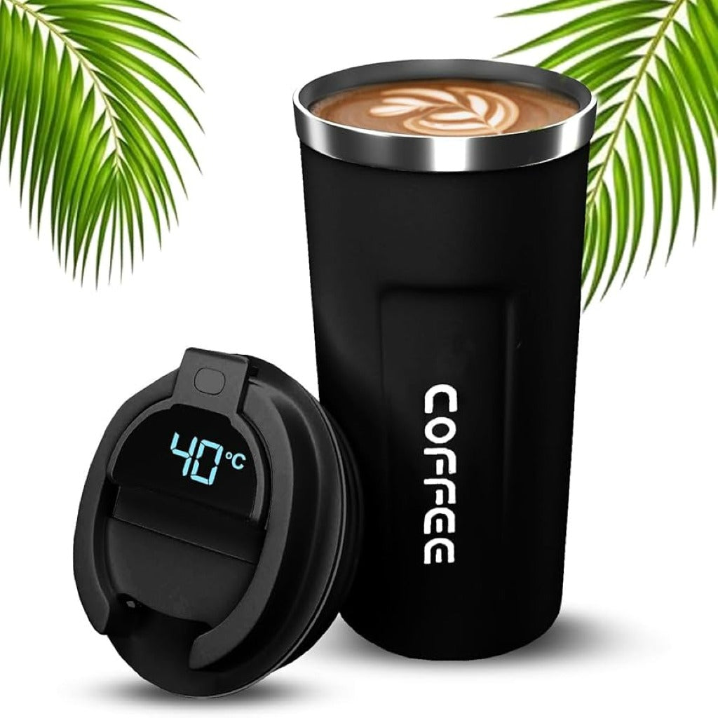 Smart Temperature Display Stainless Steel Coffee Mug (510 ML) | Vacuum Insulated Travel Mug | Pack of 5