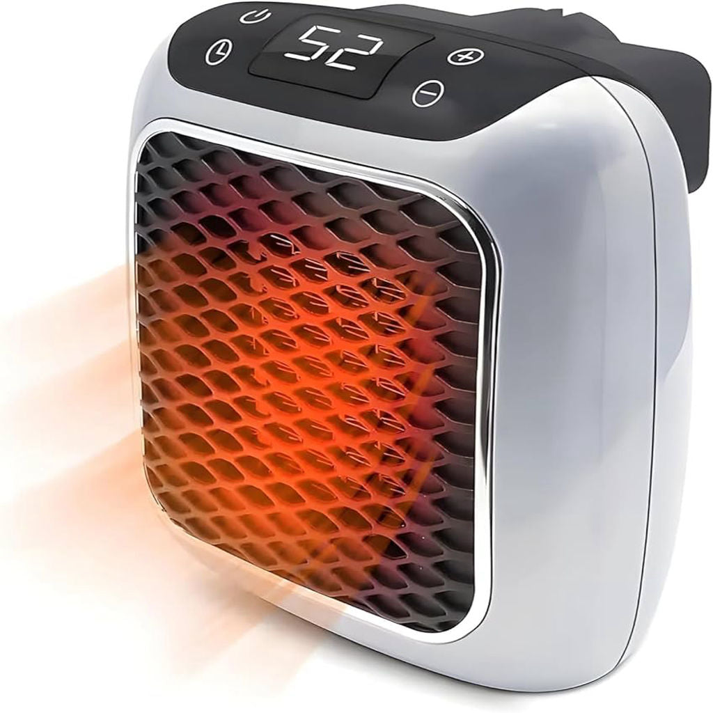 Handy Heater Turbo Heat | Plug-In Room Heater | 400W / 800W | Adjustable Thermostat