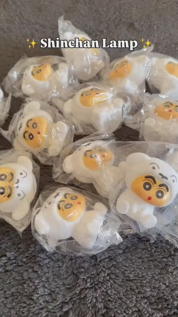 Shinchan Silicone Night Light | Soft Touch LED Lamp for Kids & Cartoon Lovers (Pack of 10 pc)