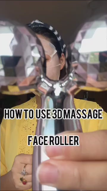 Manual 3D Massager Roller | Face & Body Muscle Relaxation Tool | Slimming & Toning Roller
