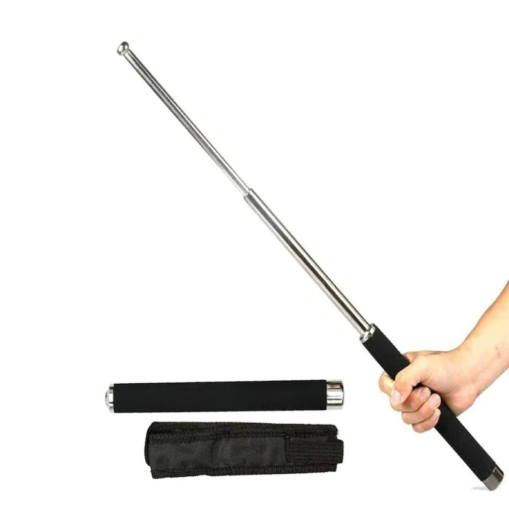 Telescopic Self Defence Stick | Expandable Metal Baton | Portable Personal Safety Tool