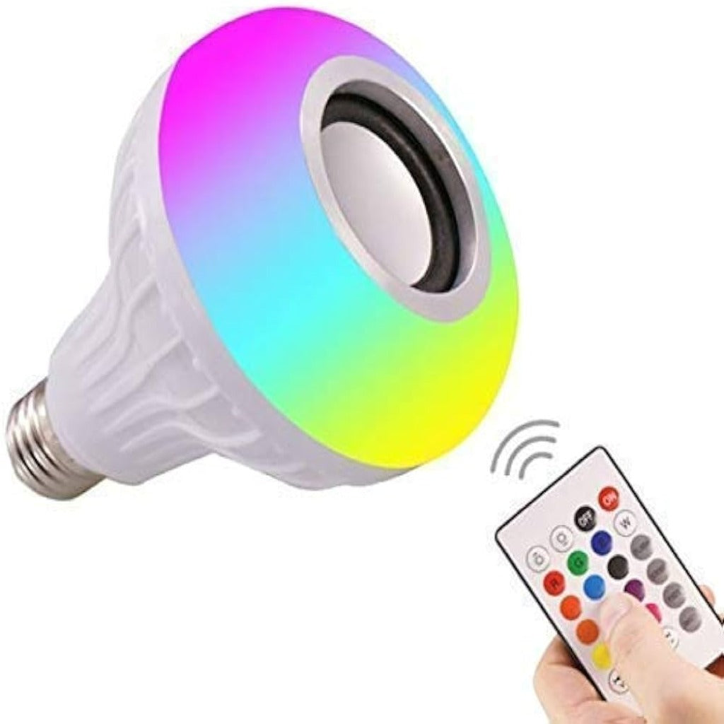 Music Bulb Bluetooth Speaker | LED Light + Wireless Speaker | RGB Party Bulb