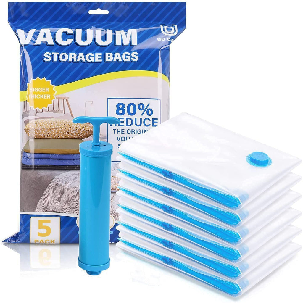 Vacuum Storage Bags | Space Saver Bags with Hand Pump | Dust & Moisture Proof